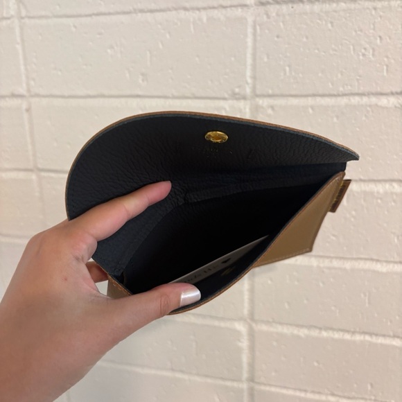 NWT Lance Pierres taboo 1 snap wallet in tan - Picture 4 of 5